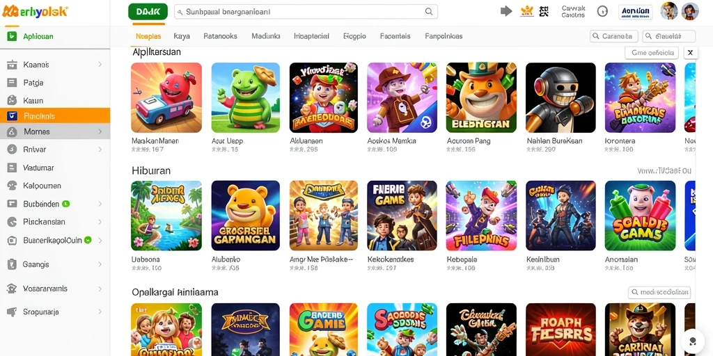 cv777 - Interface yang user-friendly memudahkan navigasi game.