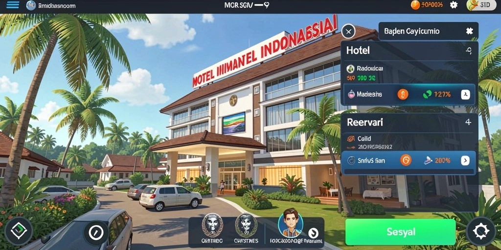 f200m - Gambaran karakter unik dalam gameplay.